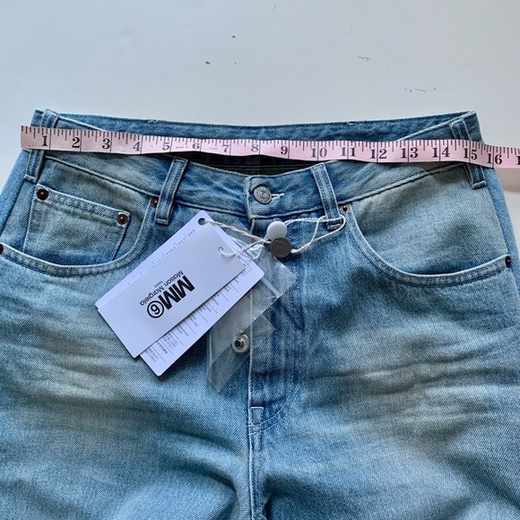MM6 MAISON MARGIELA NWT flare jeans size US8 - Picture 8 of 14